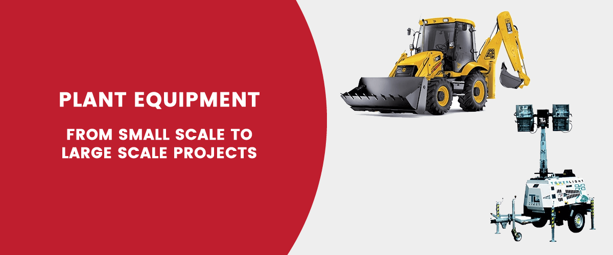 Plant Equipment from TG Tool Hire